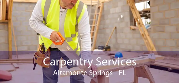 Carpentry Services Altamonte Springs - FL