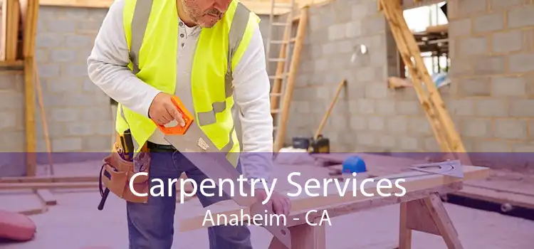 Carpentry Services Anaheim - CA
