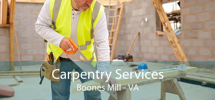 Carpentry Services Boones Mill - VA