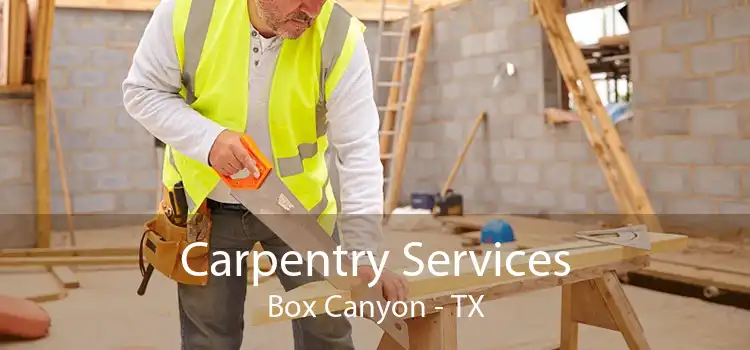 Carpentry Services Box Canyon - TX