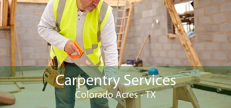 Carpentry Services Colorado Acres - TX