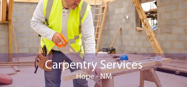 Carpentry Services Hope - NM