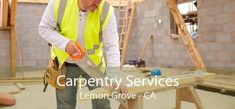 Carpentry Services Lemon Grove - CA