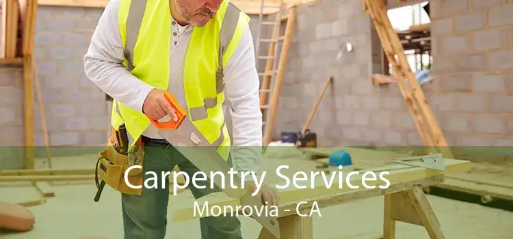 Carpentry Services Monrovia - CA