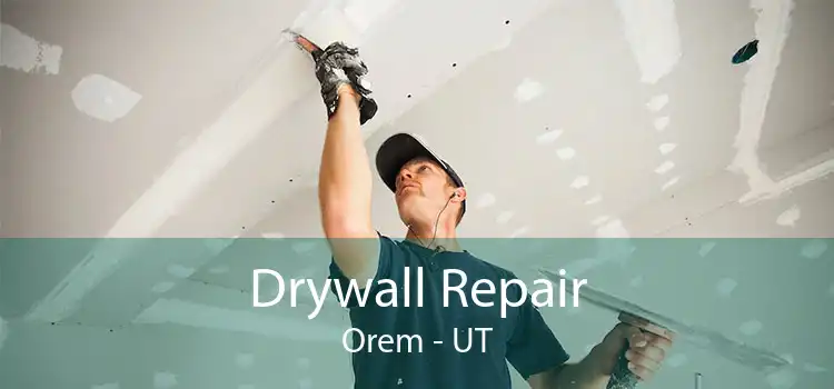 Drywall Repair Orem - UT
