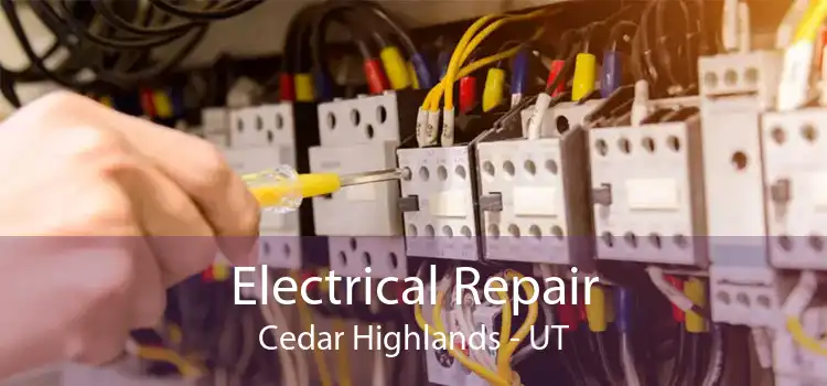 Electrical Repair Cedar Highlands - UT