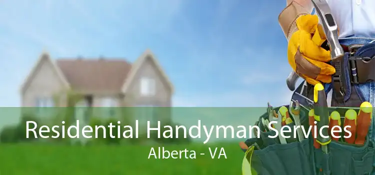 Residential Handyman Services Alberta - VA