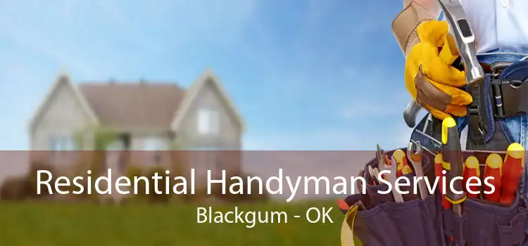Residential Handyman Services Blackgum - OK