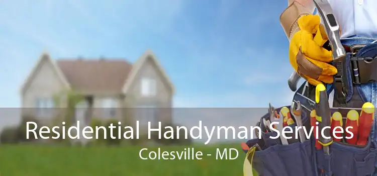 Residential Handyman Services Colesville - MD
