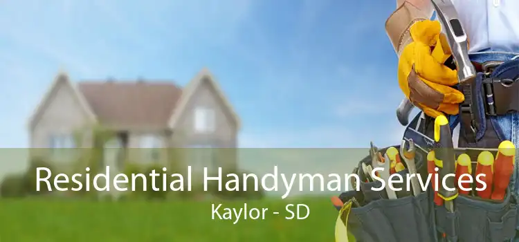 Residential Handyman Services Kaylor - SD